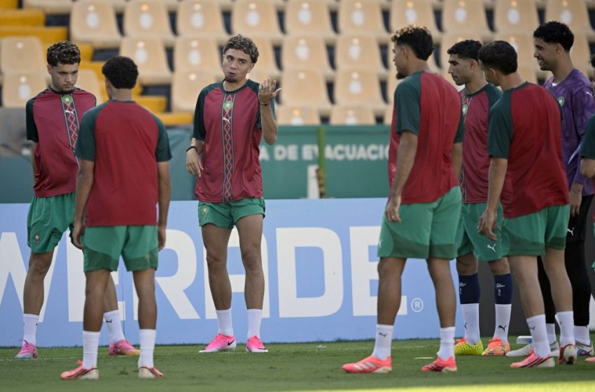 Les Lions de l'Atlas à l'entraînement avant le match Maroc - Pays-Bas de la Coupe du monde 2026 à Monterrey