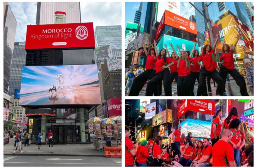 Supporters marocains : Times Square en fan zone du Mondial 2026
