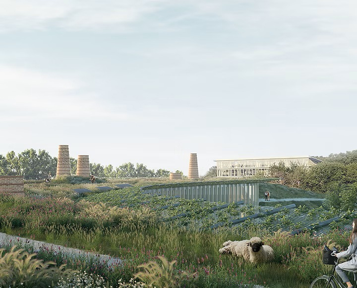 Vue du projet du Bâtiment des sciences humaines de l’Université de Lausanne, en Suisse, classé 2ᵉ lors d’un concours d’architecture réunissant 43 équipes.