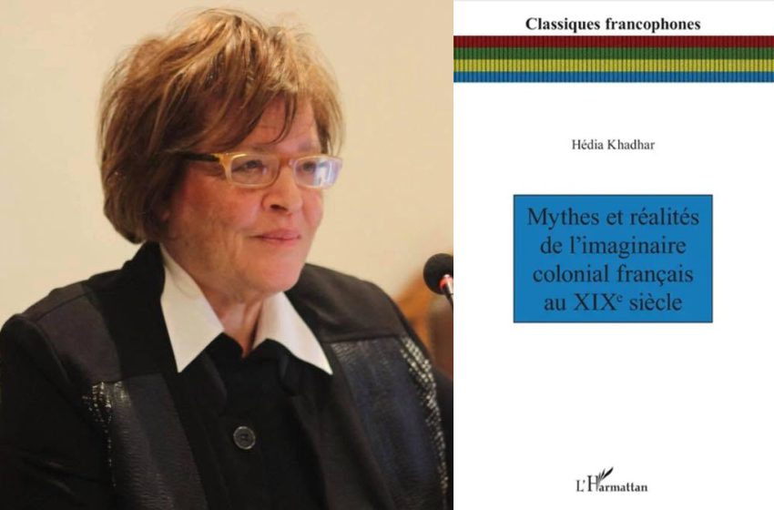 Portrait de Hédia Khadhar, universitaire tunisienne et auteure d’un essai sur l’imaginaire colonial français.