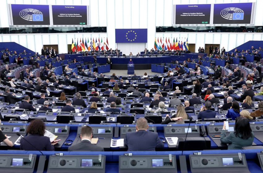 Hémicycle du Parlement européen à Strasbourg