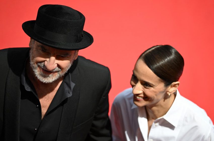 Rachida Brakni et Éric Cantona lors du Festival de Cannes 2026.