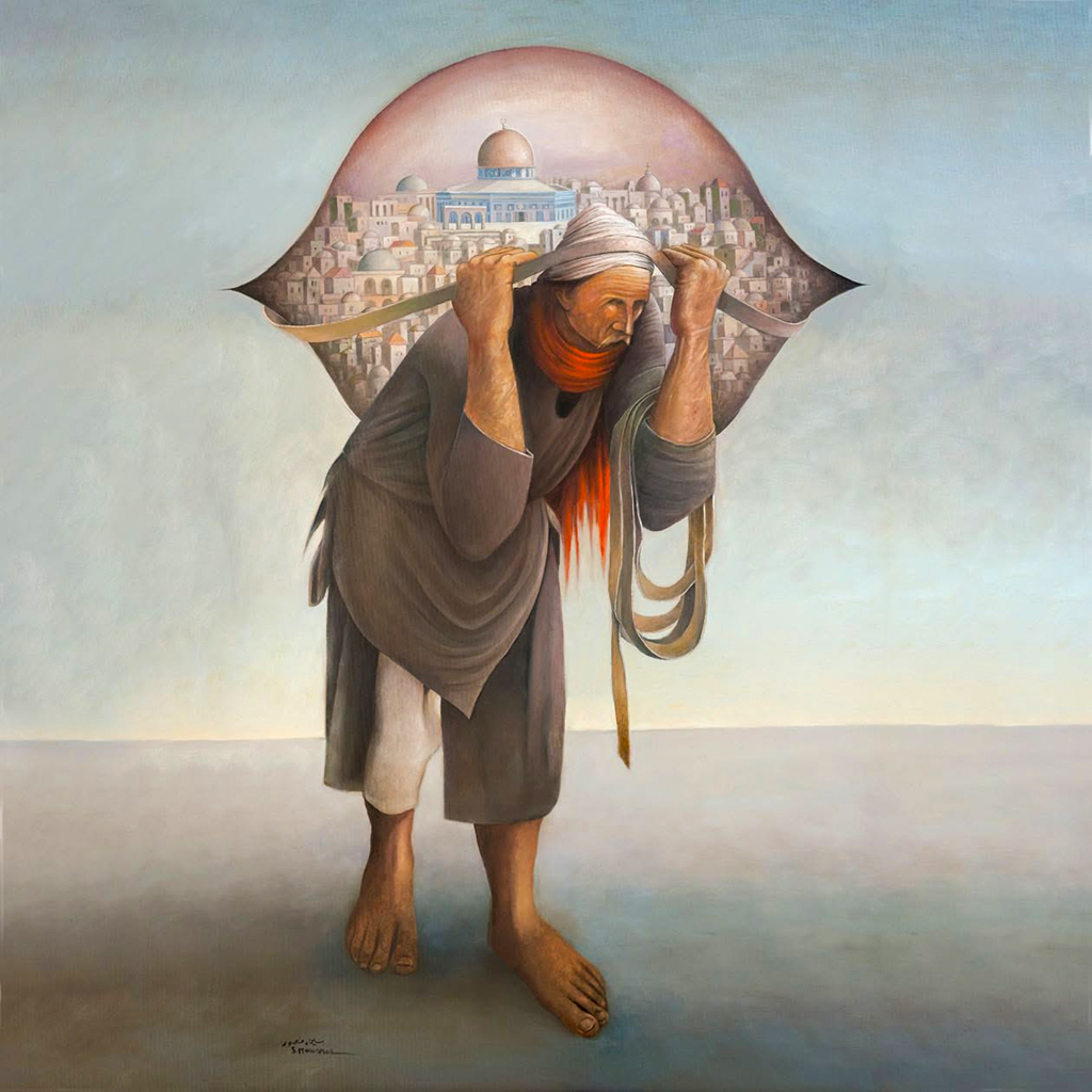 Camel of Hardship, œuvre emblématique de Sliman Mansour réalisée en 1973