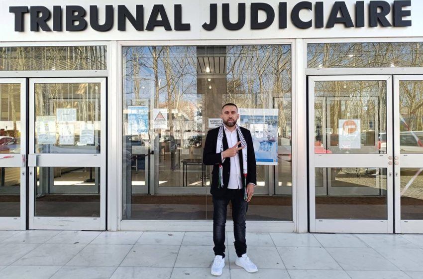 Après l’annulation des poursuites pour « apologie du terrorisme », le Palestinien Ibrahim Burnat ne comprend pas pourquoi la préfecture menace son titre de séjour