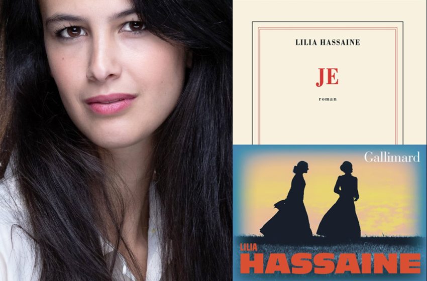 Portrait de Lilia Hassaine et couverture de son roman Je.