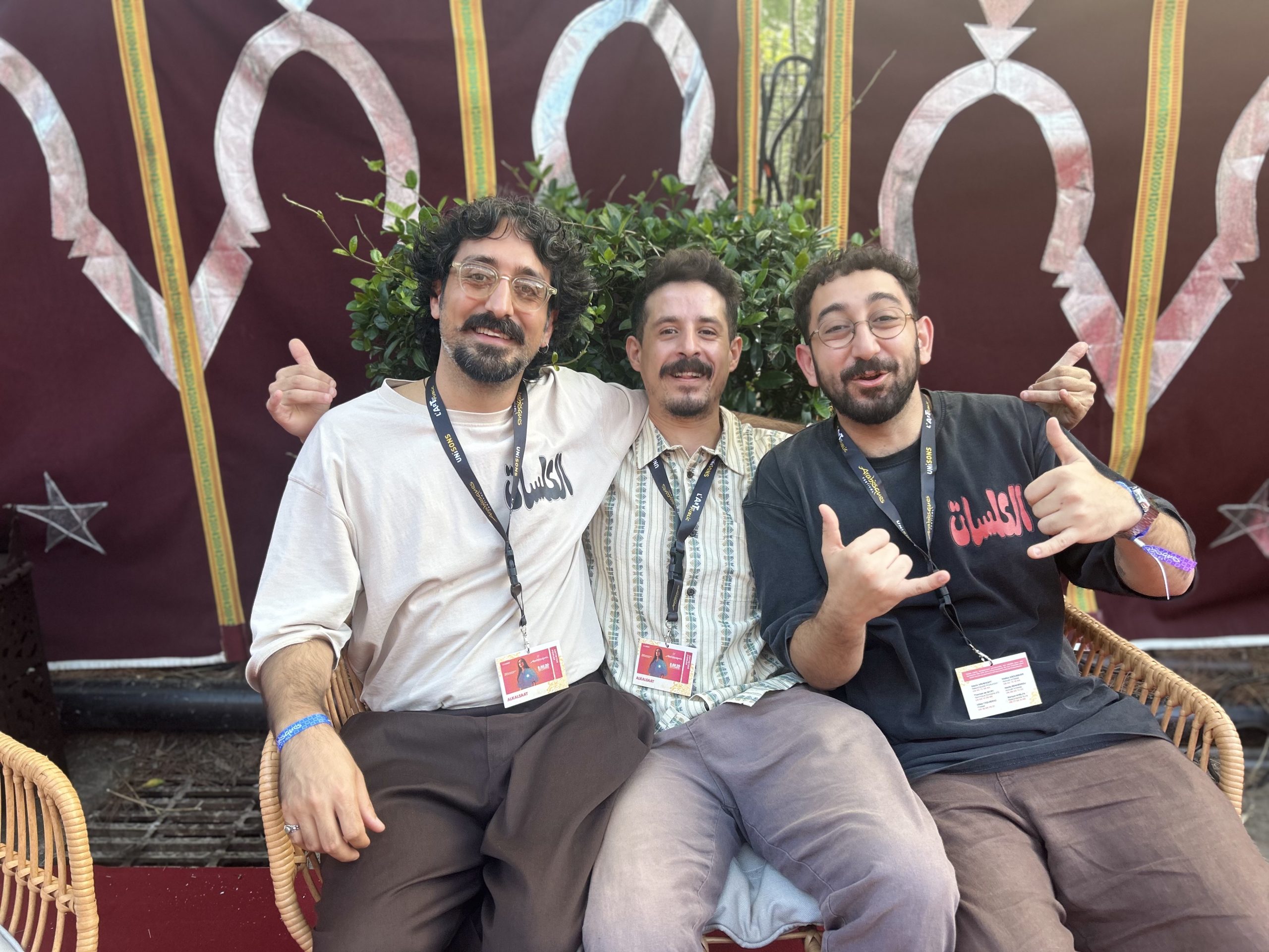 Alkalsaat, groupe palestinien, au premier Arabesques Music Forum à Montpellier