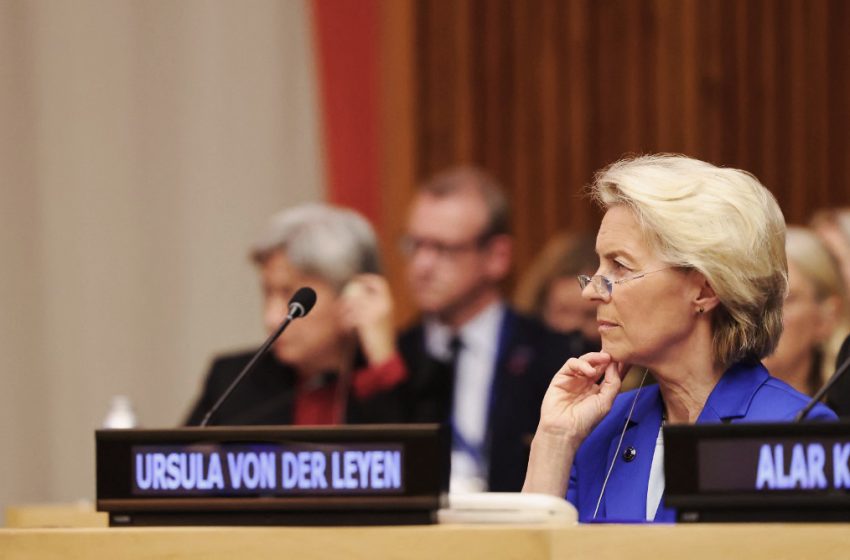 Ursula von der Leyen lors de l'Assemblée générale des Nations unies à New York