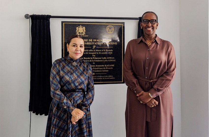 La Princesse Lalla Asmaa inaugure un centre auditif au Rwanda