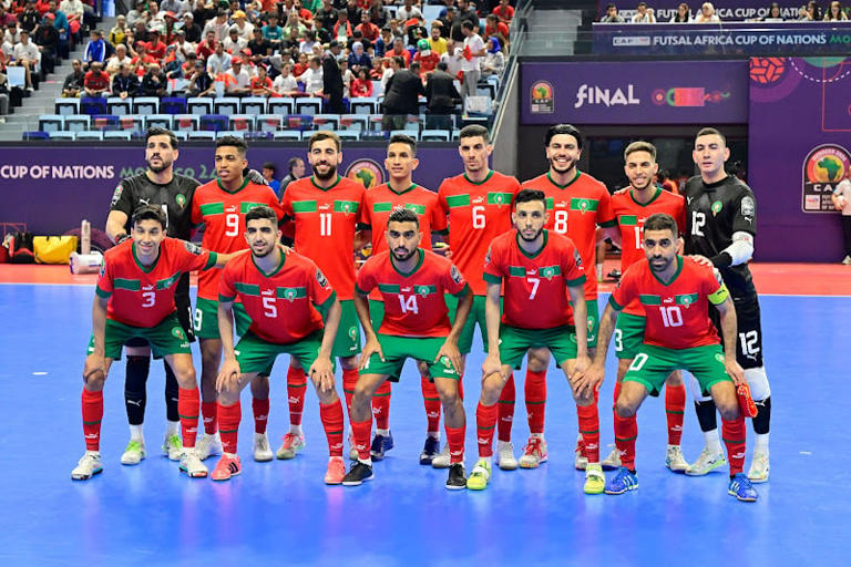 Joueurs de l’équipe nationale marocaine de futsal