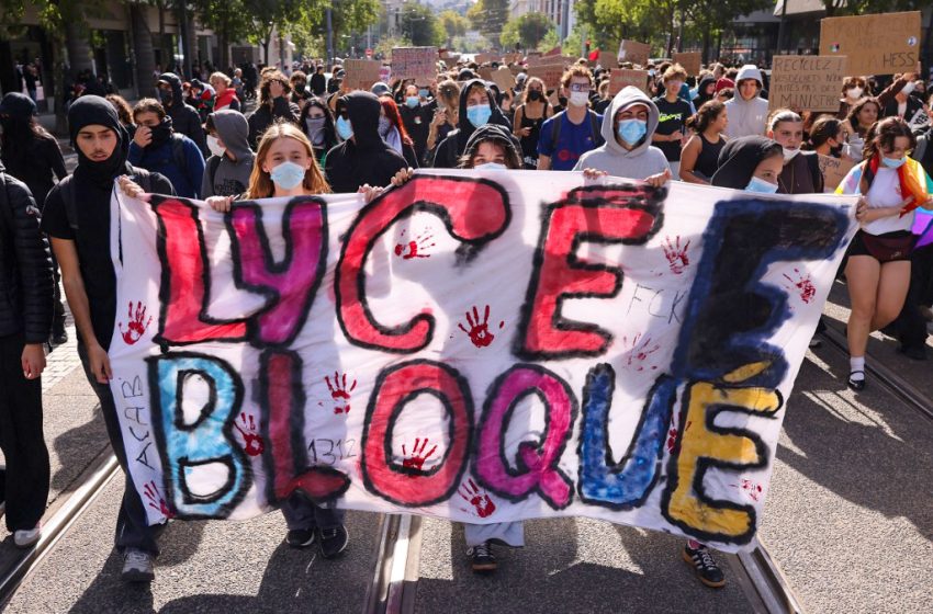 Mobilisation lycéenne : soutien de l’intersyndicale, lettre de Lecornu