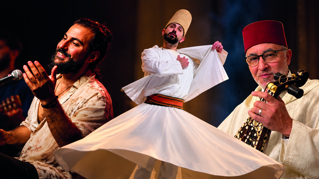Wasim Arslan (à gauche) et Noureddine Tahiri (à droite), musiciens annoncés au Festival de Fès de la culture soufie.